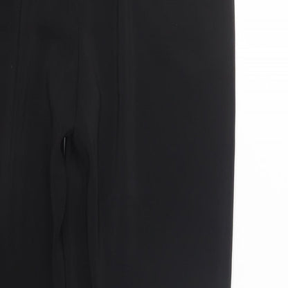 Womens UK Size 10 Papaya Regular Fit  Black Trousers