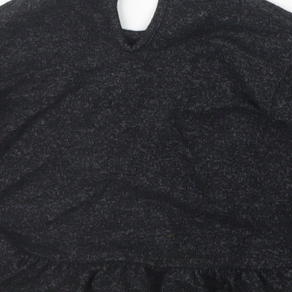 George Girls Black   Basic T-Shirt Size 3-6 Months