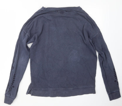 Womens UK Size 8 NEXT Blue Pullover Jumper