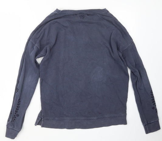 Womens UK Size 8 NEXT Blue Pullover Jumper