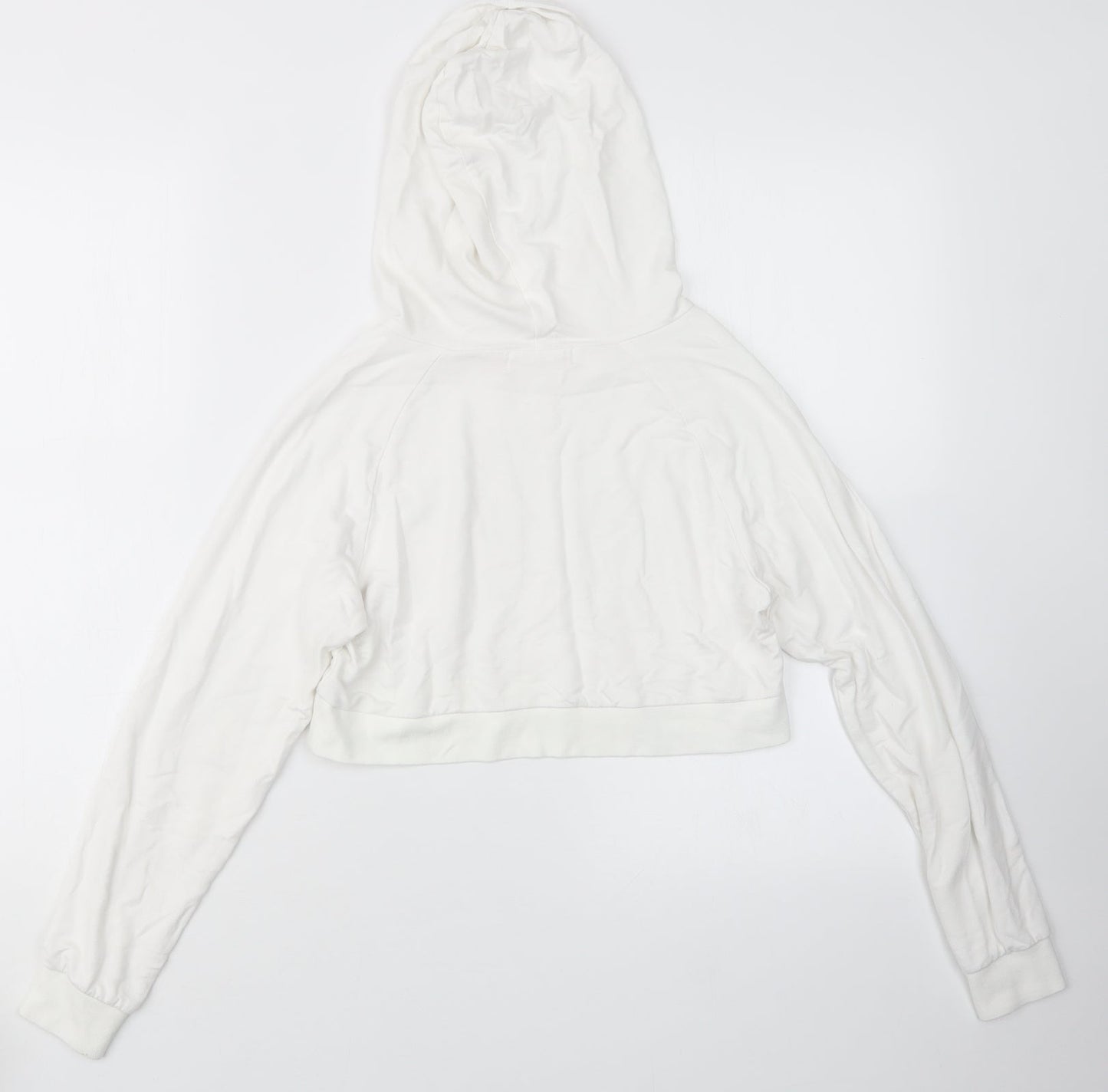 Pineapple Girls White   Pullover Hoodie Size 11-12 Years  - Cropped