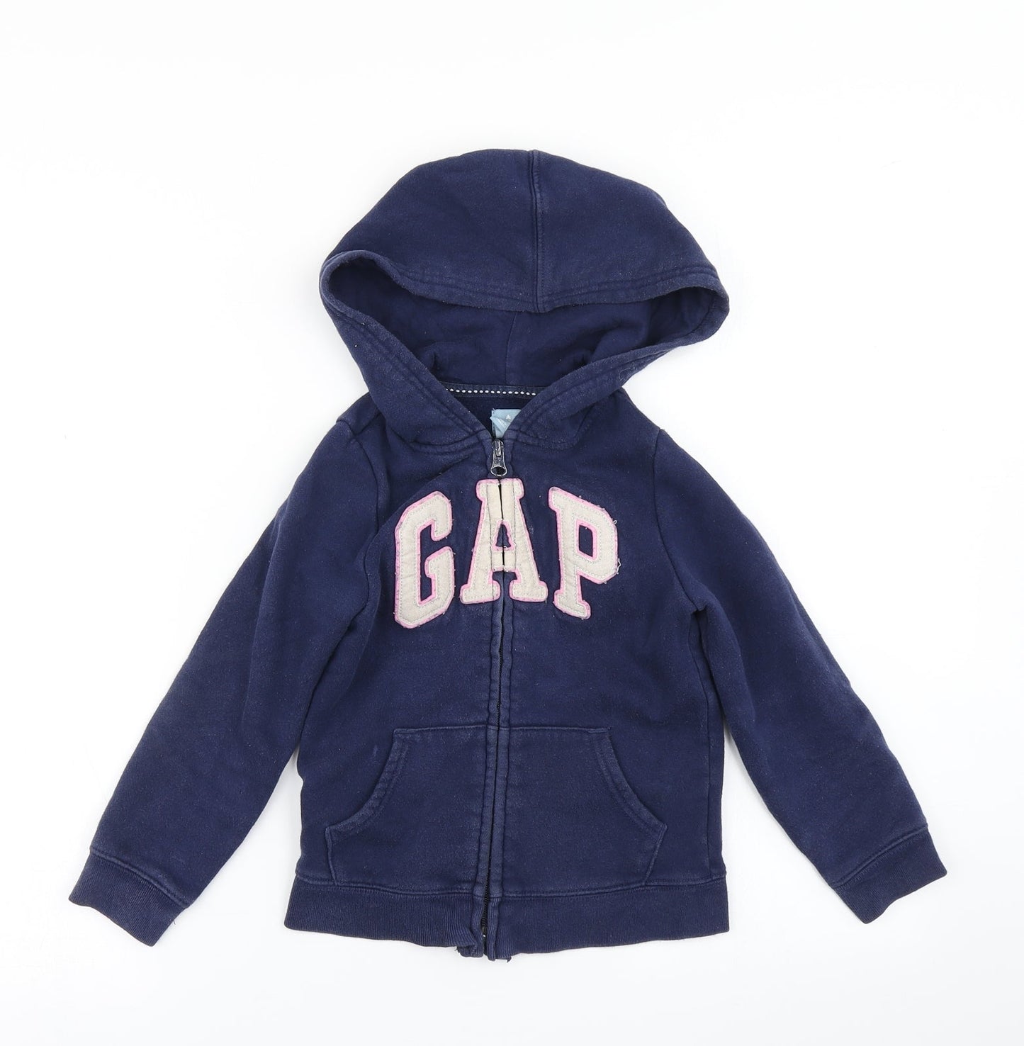 Gap Girls Blue   Full Zip Hoodie Size 5 Years