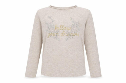 Front view of Primark girls’ beige basic t-shirt, size 12-13, years