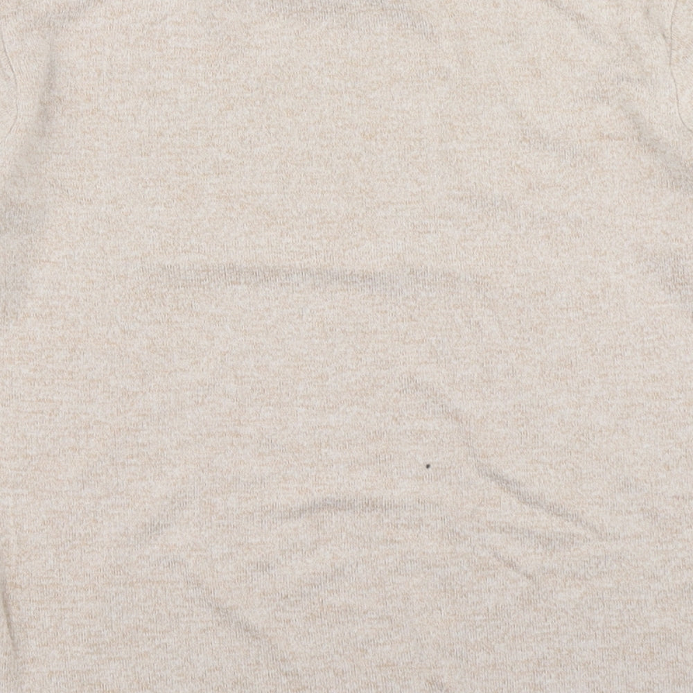 Brand and care label for Primark girls’ beige basic t-shirt, size 12-13, years
