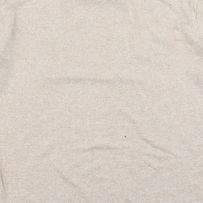 Brand and care label for Primark girls’ beige basic t-shirt, size 12-13, years