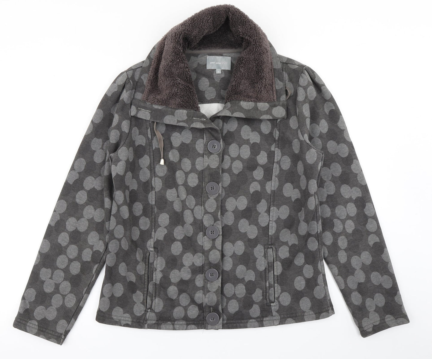 Womens UK Size M Per Una Grey Jacket