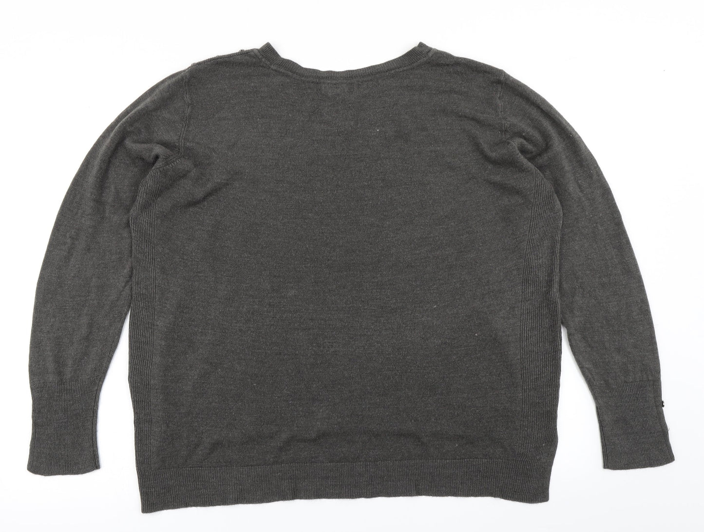 Primark Womens Grey  Knit Pullover Jumper Size XL