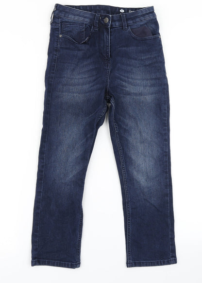 The Collection Womens Blue  Denim Cropped Jeans Size 6 L20 in