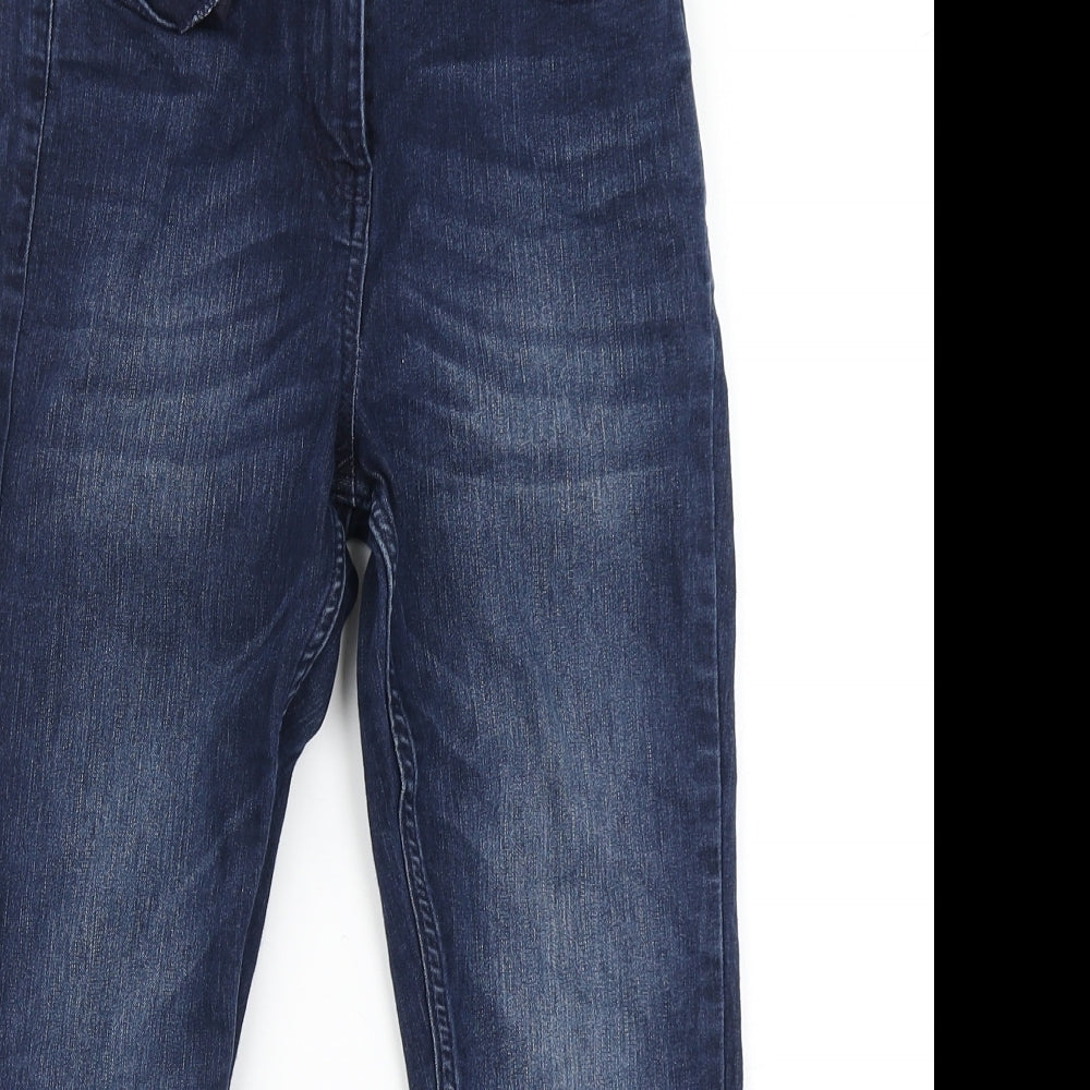 The Collection Womens Blue  Denim Cropped Jeans Size 6 L20 in