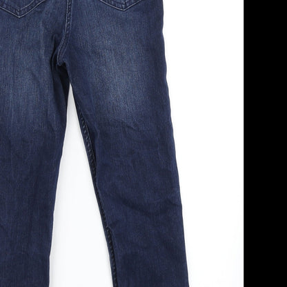 The Collection Womens Blue  Denim Cropped Jeans Size 6 L20 in