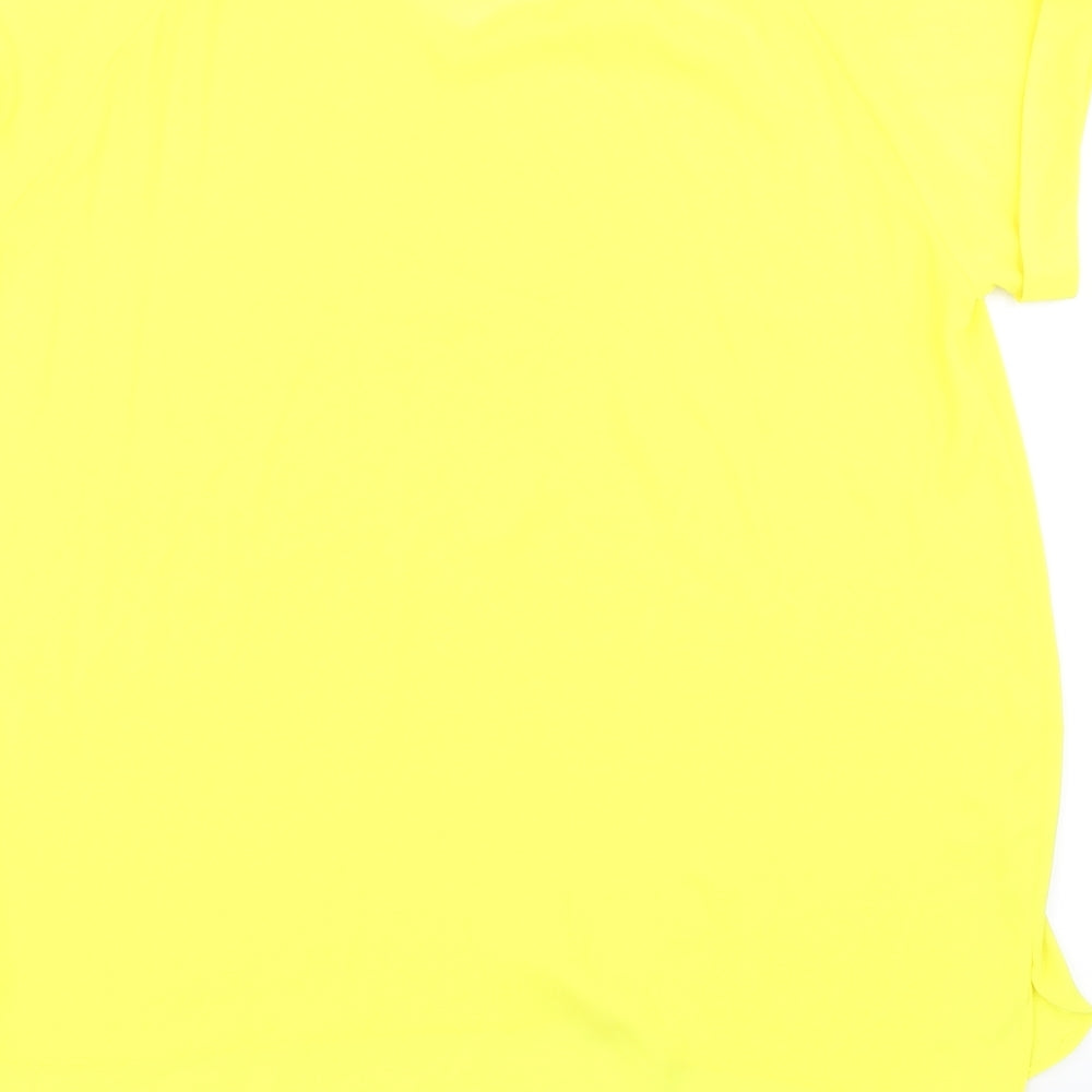 Papaya Womens Yellow   Basic Blouse Size 14