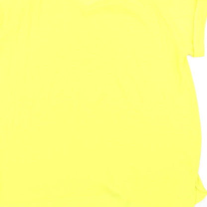 Papaya Womens Yellow   Basic Blouse Size 14