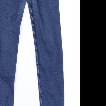 Womens UK Size 6 H&M Regular Fit Jegging Blue Jeans