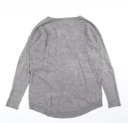 Womens UK Size 8 Atmosphere Grey Pullover Jumper