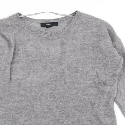 Womens UK Size 8 Atmosphere Grey Pullover Jumper