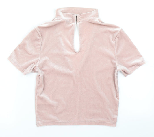 Divided Womens Pink   Basic T-Shirt Size S  - Cut Out