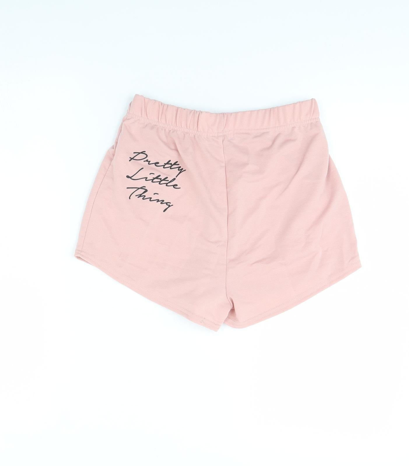 pretty little thing Womens Pink   Sweat Shorts Size 8