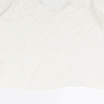 Womens UK Size 10 M&S White Pullover Jumper