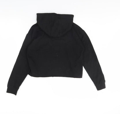 Primark Girls Black   Pullover Hoodie Size 12 Years  - Friends