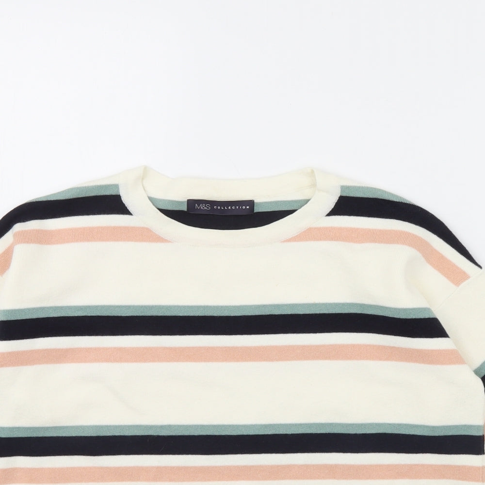 Womens UK Size S M&S Ivory Pullover Jumper