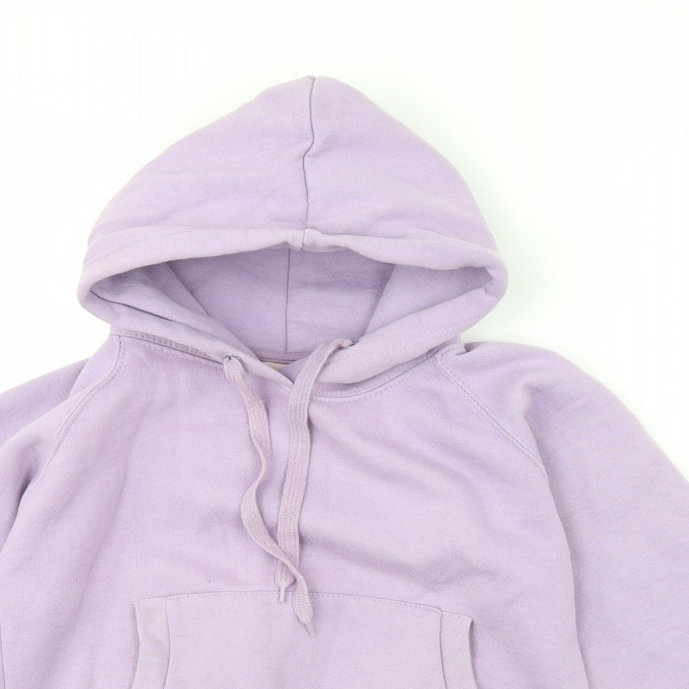 Lady Fit Hood Womens Purple   Pullover Hoodie Size S