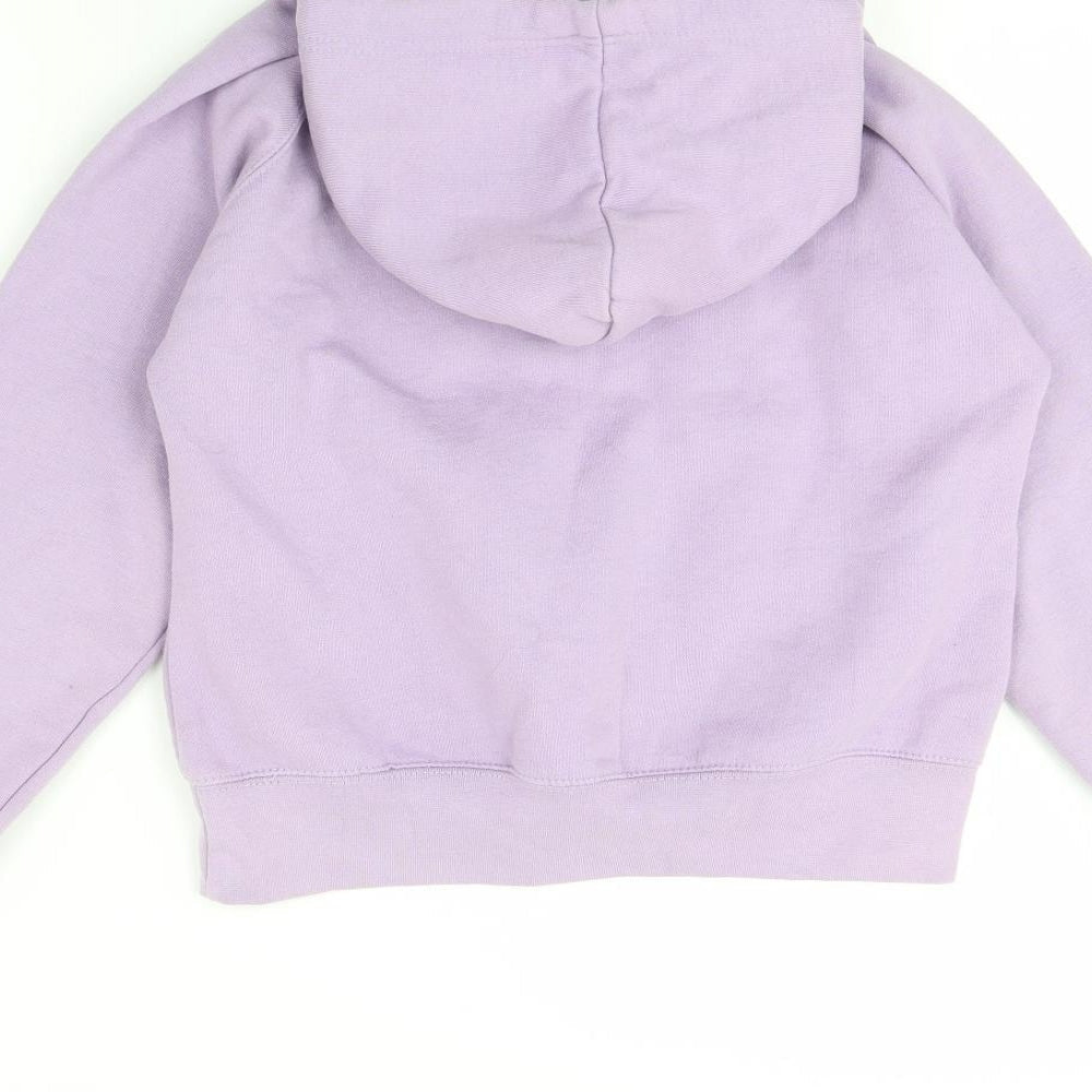 Lady Fit Hood Womens Purple   Pullover Hoodie Size S