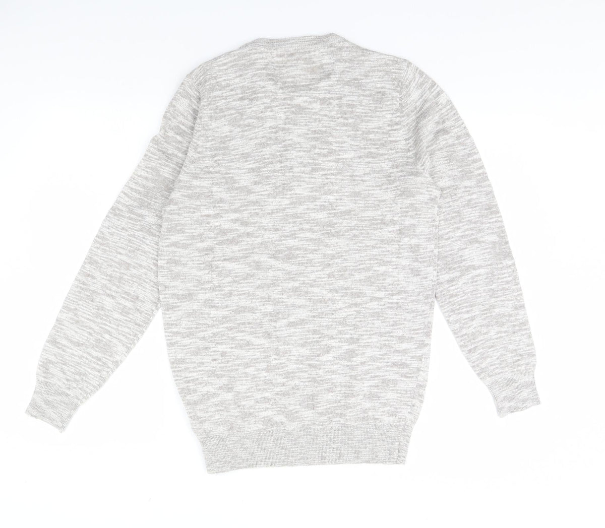 Back view of HJH women’s green herringbone jumper, size S