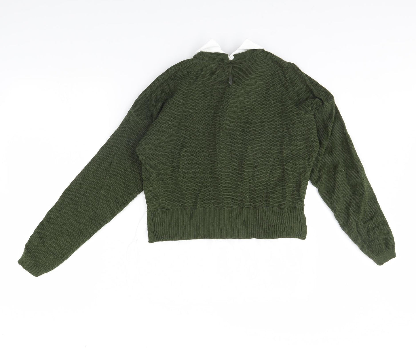 Womens UK Size 10 Select Green Pullover Jumper