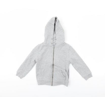 Additional front view of Primark boys’ grey jacket, size 5, years