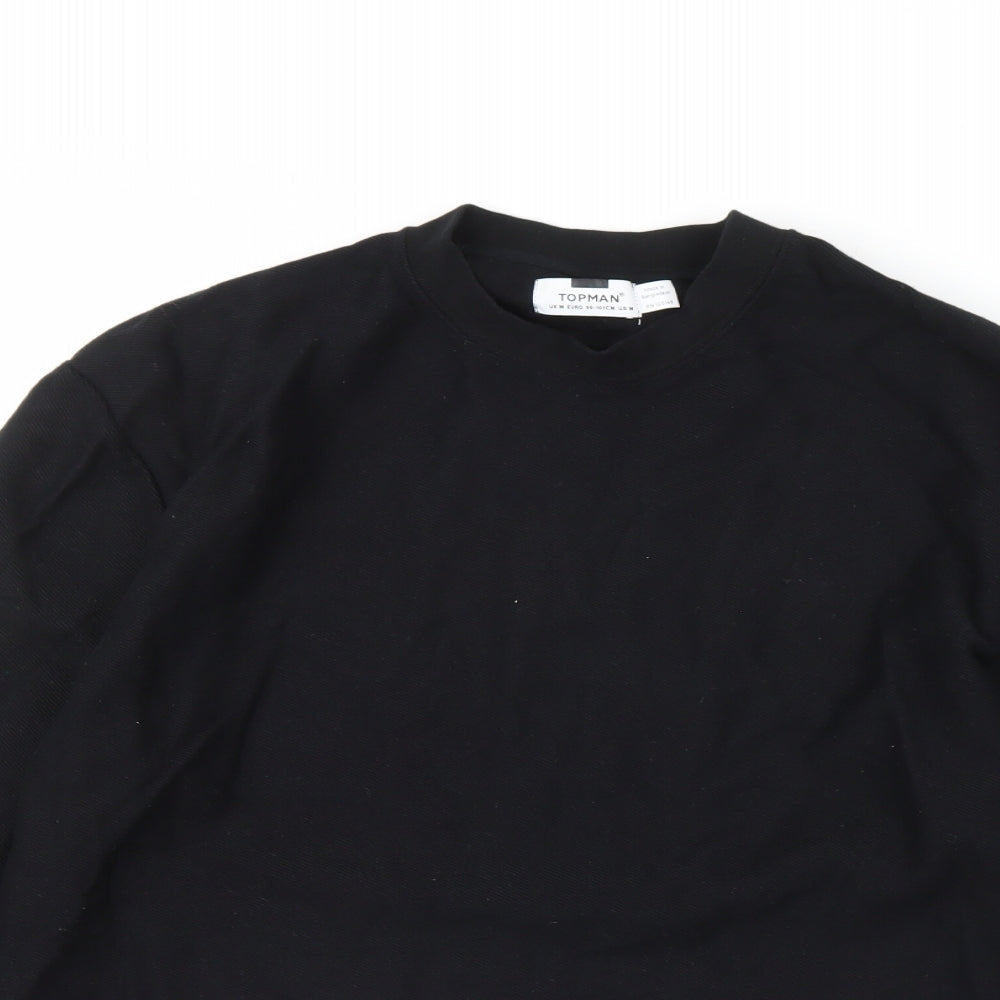 Topman  Mens Black   Pullover Jumper Size M