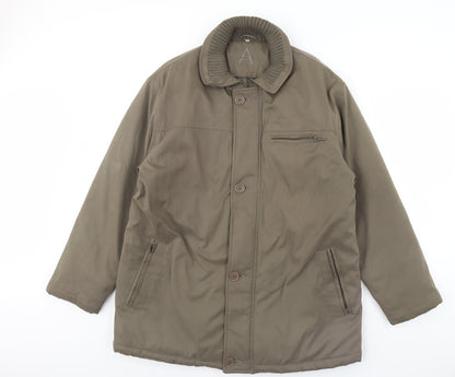 aldon Mens Green   Rain Coat Coat Size M