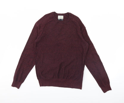 George  Mens Purple   Pullover Jumper Size M