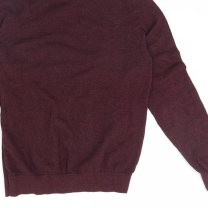 George  Mens Purple   Pullover Jumper Size M