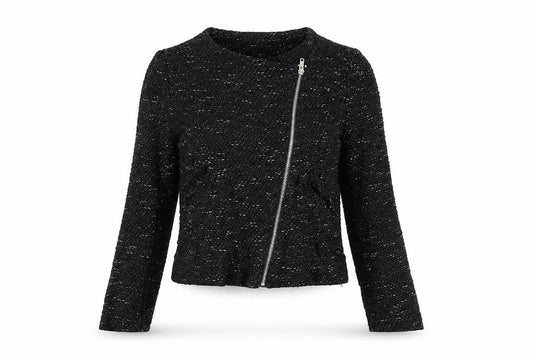 Womens UK Size S Divided Black Jacket