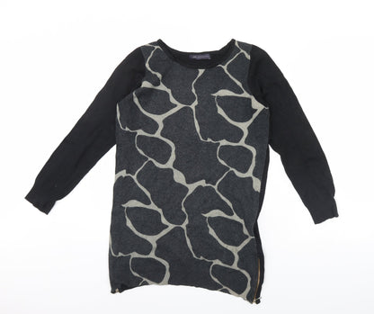 Womens UK Size 12 M&S Black Pullover Jumper
