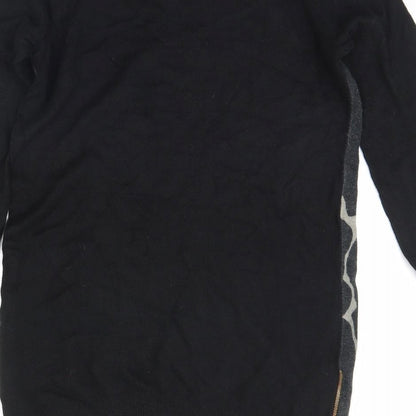 Womens UK Size 12 M&S Black Pullover Jumper