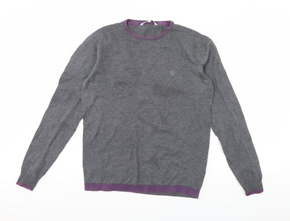 Additional front view of Climb high men’s grey jumper, size M