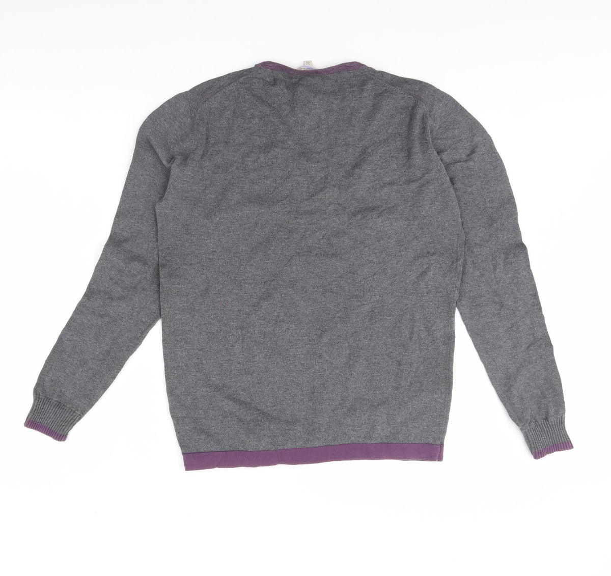 Back view of Climb high men’s grey jumper, size M