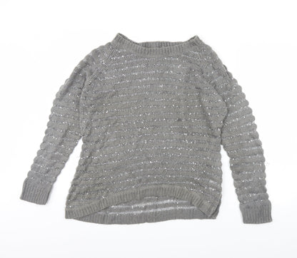 Womens UK Size L Originals Grey Pullover Jumper