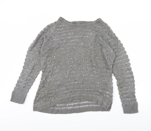 Womens UK Size L Originals Grey Pullover Jumper