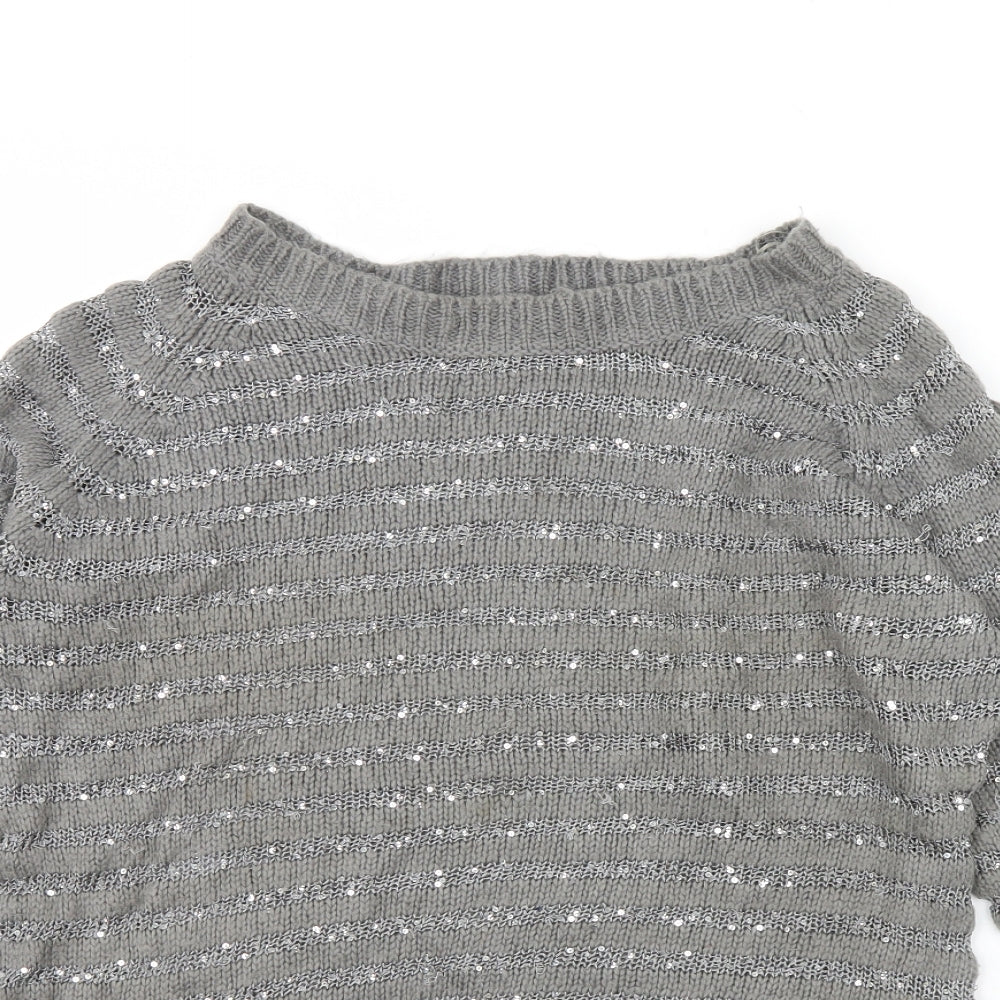 Womens UK Size L Originals Grey Pullover Jumper