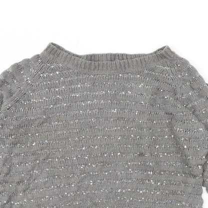 Womens UK Size L Originals Grey Pullover Jumper