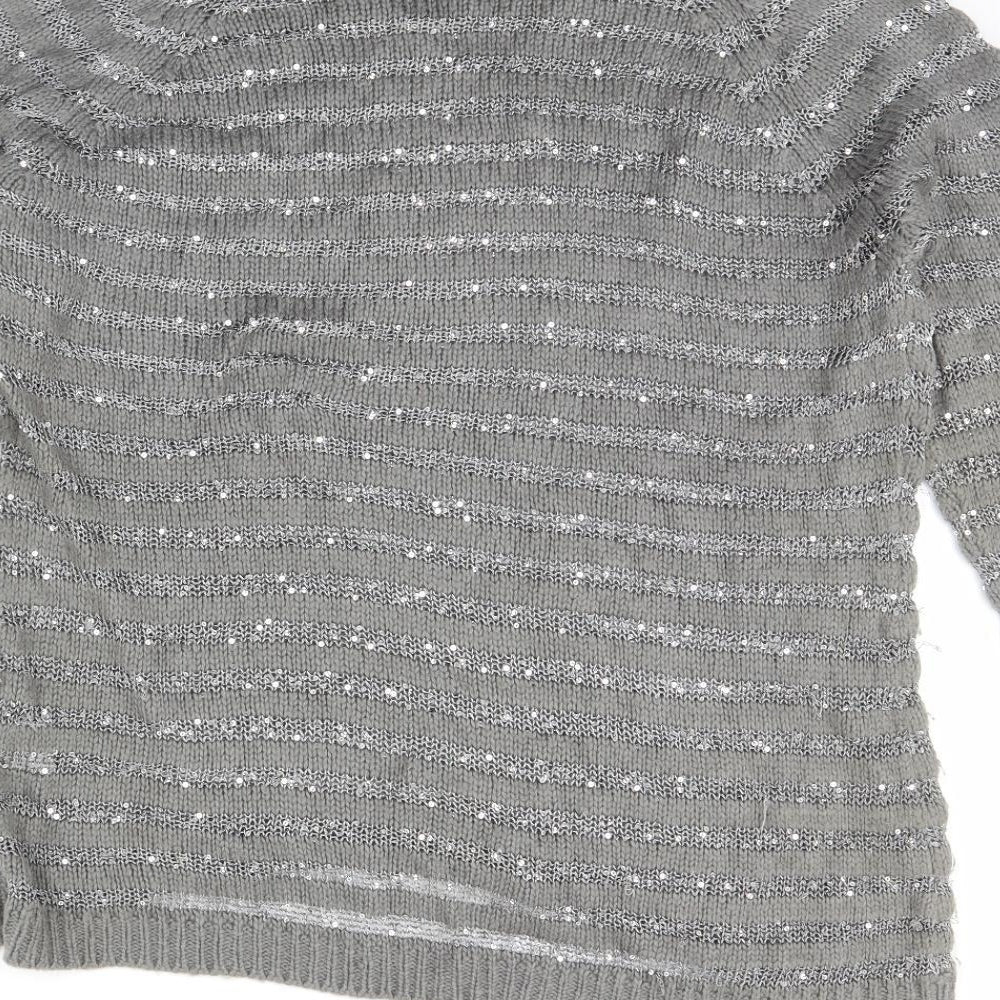 Womens UK Size L Originals Grey Pullover Jumper