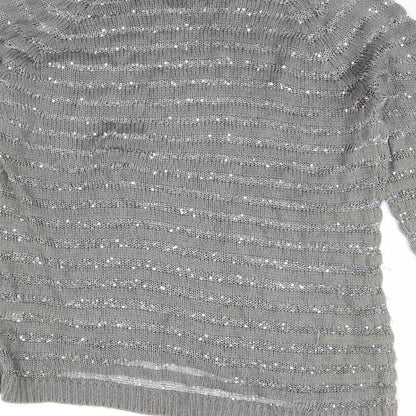 Womens UK Size L Originals Grey Pullover Jumper