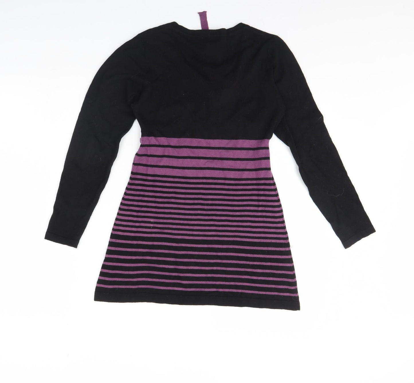 Womens UK Size 8 Preworn Black Pullover Jumper