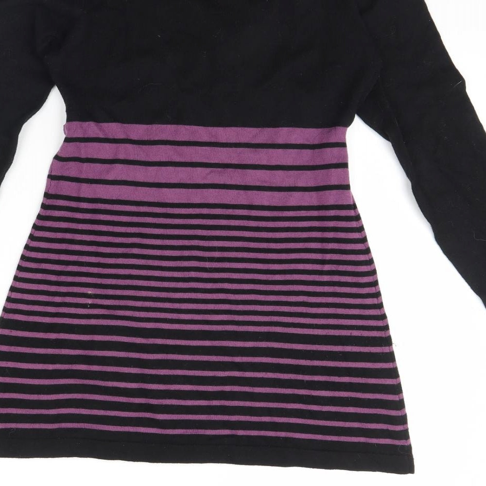 Womens UK Size 8 Preworn Black Pullover Jumper