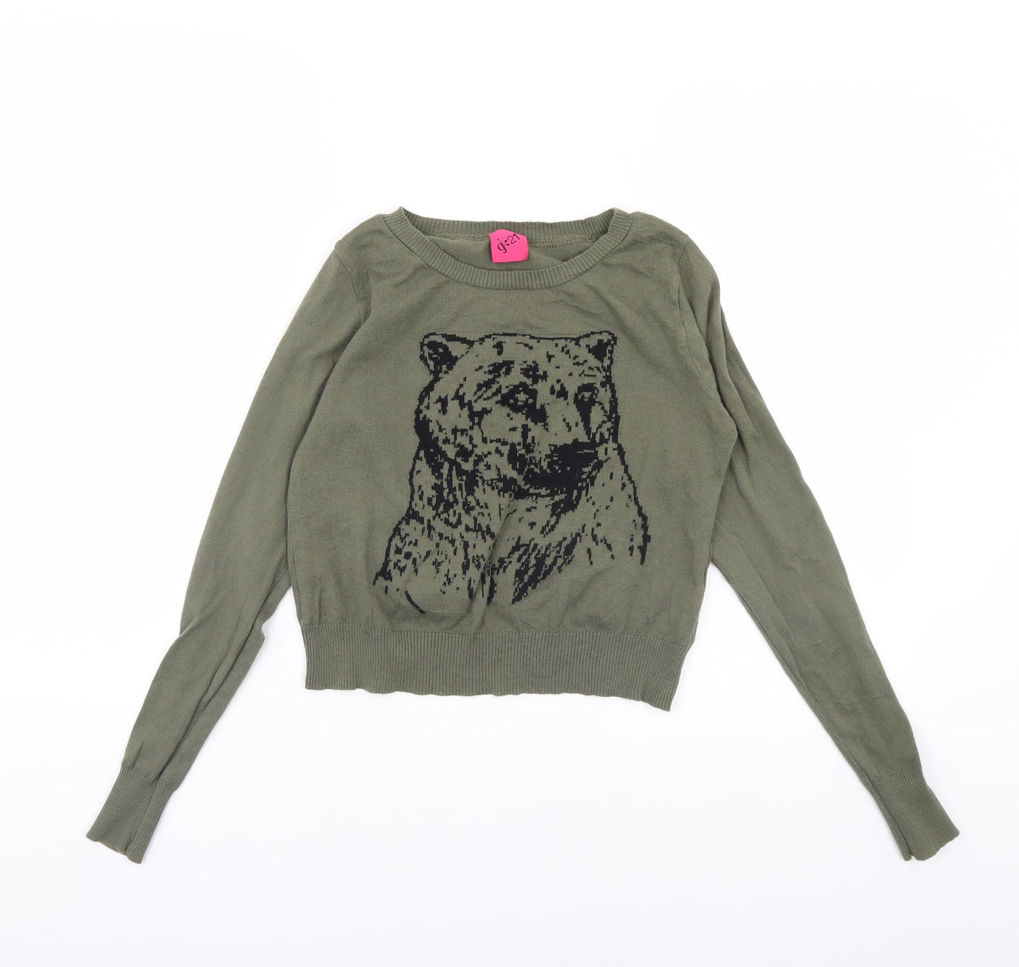 George Womens Green   Pullover Jumper Size 6