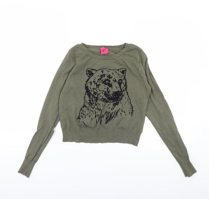 George Womens Green   Pullover Jumper Size 6