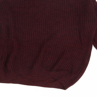 Womens UK Size S Missguided Red Pullover Jumper
