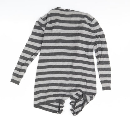 Womens UK Size 14 Roman Grey Cardigan Jumper